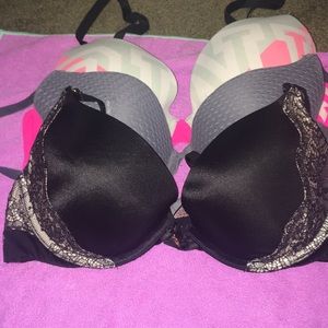 3 Victoria Secret bras 36B